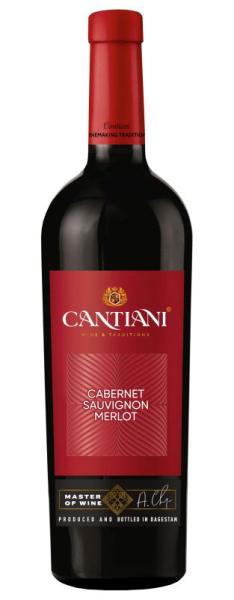 Вино КАНТИАНИ Каберне Совиньон-Мерло красное сух. 0,75л. 10%